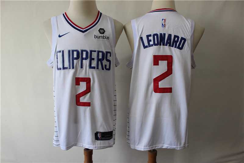 Clippers 2 Kawhi Leonard White Nike Swingman Jersey,We sell and wholesale Clippers 2 Kawhi Leonard White Nike Swingman Jersey on line form chian!